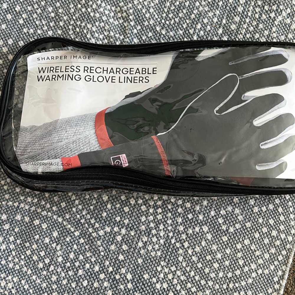 Sharper Image Rechargeable Warming Glove Liners